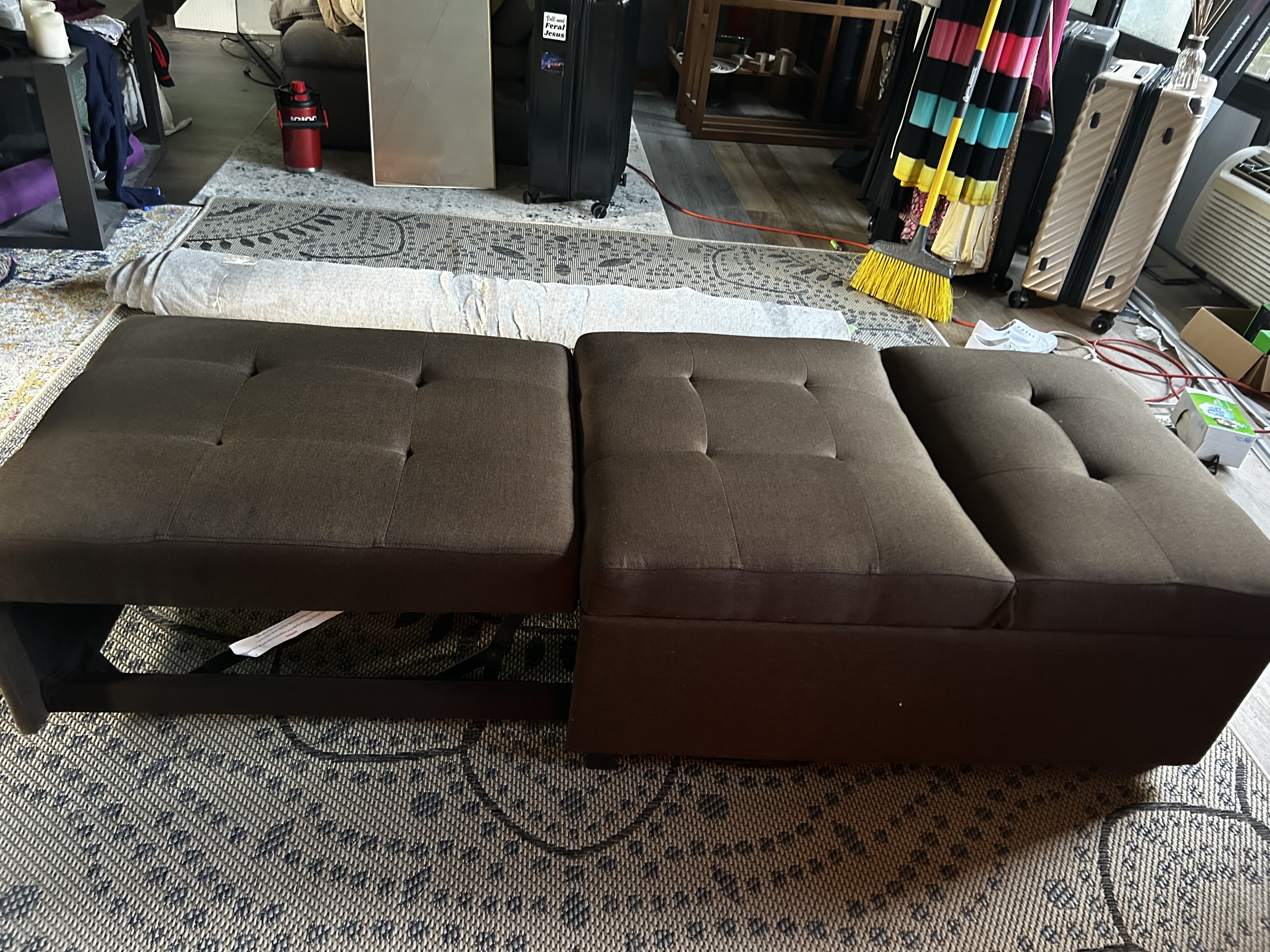 Convertible 1-person sleeper bed $45